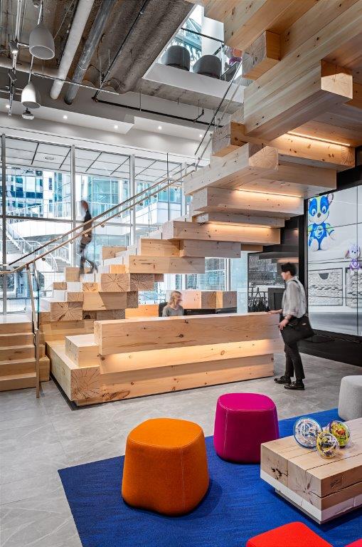 In STUDIO Designs Fun into Toronto Toy Company Spin Master's Headquarters -  Interior Design