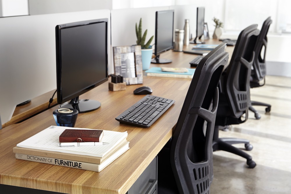 space between desks