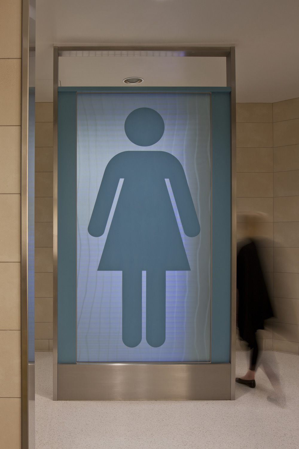 inclusive design bathroom signs