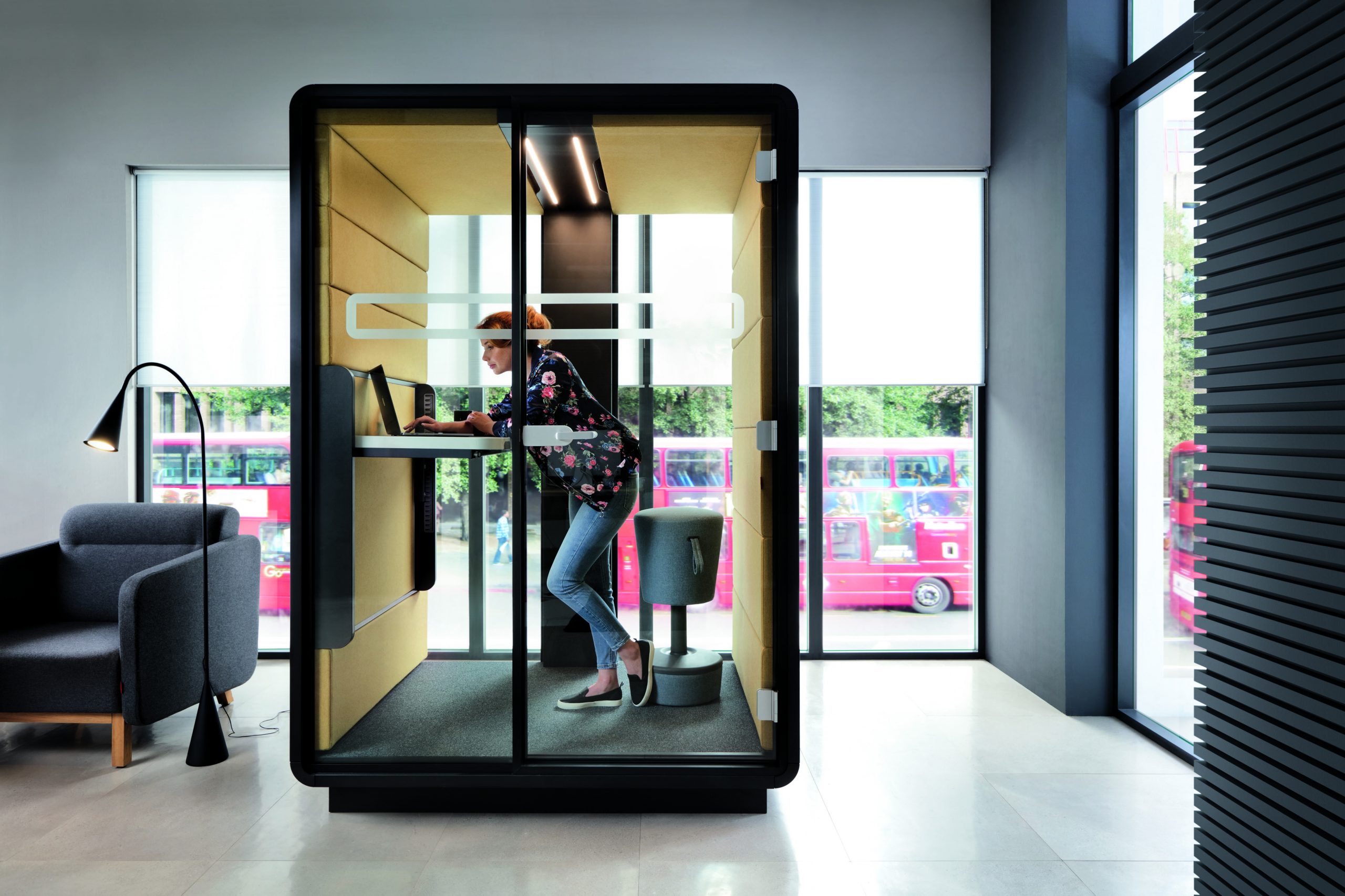 Office Pod Installation Chatting Room Portable Office Phone Booth