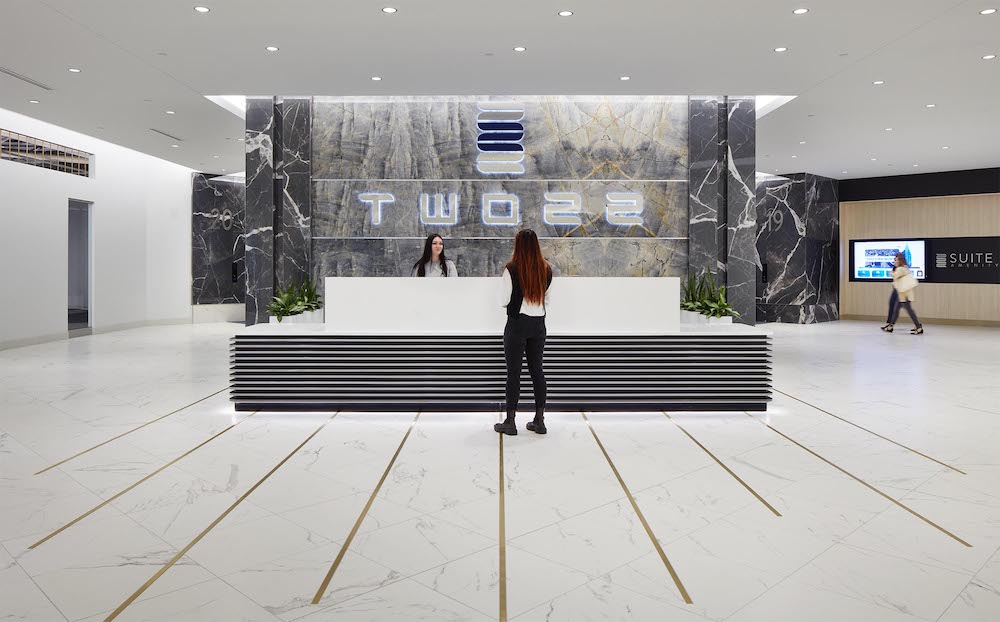reception area example of selfless collaboration in design