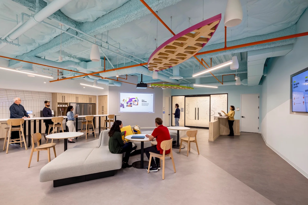 Step Inside Seismic's San Diego Offices by Unispace Work Design Magazine