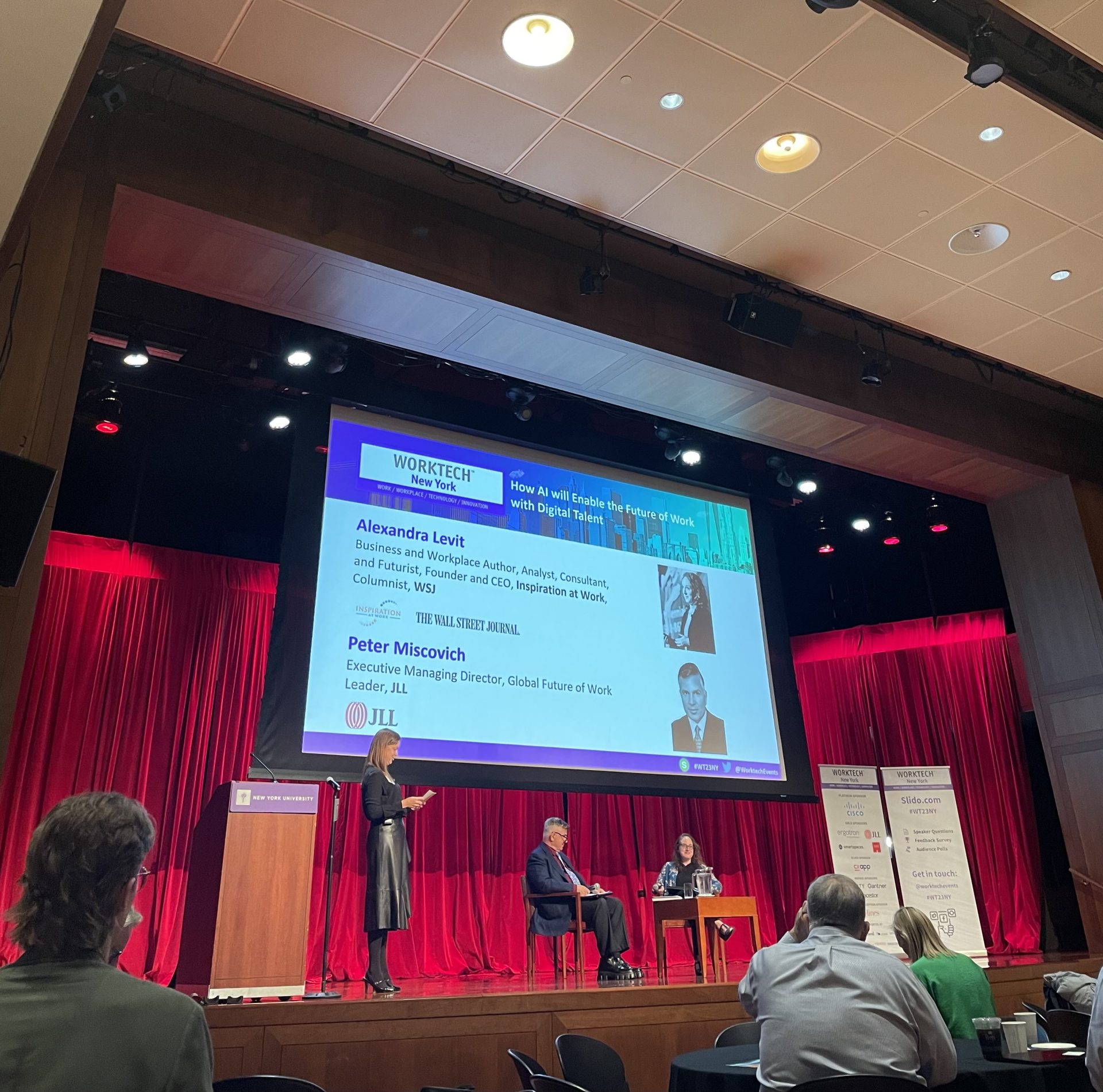 WORKTECH New York 2023 AI, People, Place and Technology Work Design