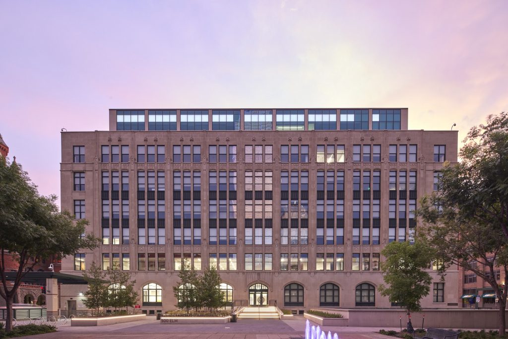 Dallas County Records Building Founders Plaza.