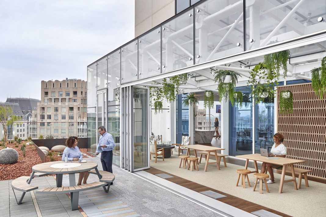Outdoor garden space Gensler